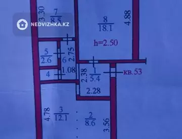 64 м², 3-комнатная квартира, этаж 4 из 5, 64 м², изображение - 17