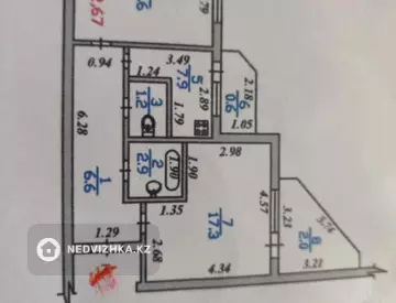 52 м², 2-комнатная квартира, этаж 9 из 10, 52 м², изображение - 10