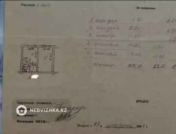 35 м², 2-комнатная квартира, этаж 4 из 5, 35 м², изображение - 6