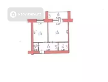 44 м², 1-комнатная квартира, этаж 5 из 9, 44 м², изображение - 10
