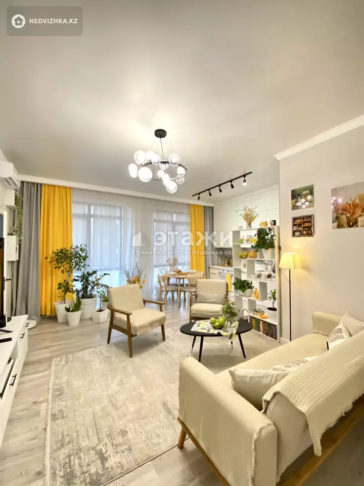 68.6 м², 3-комнатная квартира, этаж 2 из 8, 69 м², изображение - 1