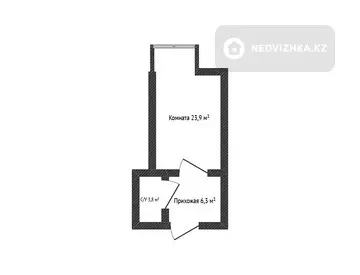 34 м², 1-комнатная квартира, этаж 3 из 5, 34 м², изображение - 6