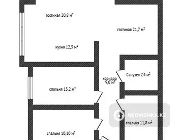 120.7 м², 5-комнатная квартира, этаж 3 из 7, 121 м², изображение - 55