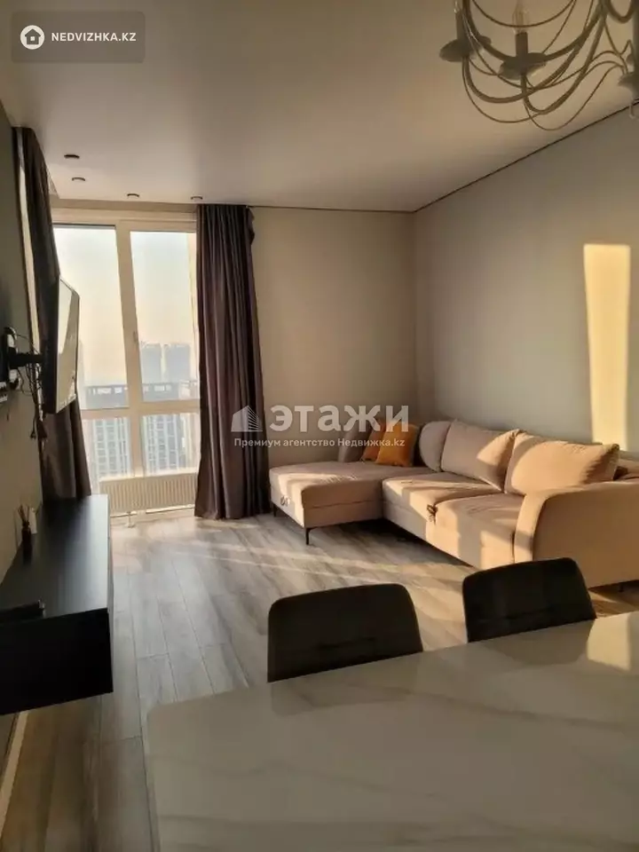 58 м², 2-комнатная квартира, этаж 18 из 20, 58 м², на длительный срок, изображение - 1