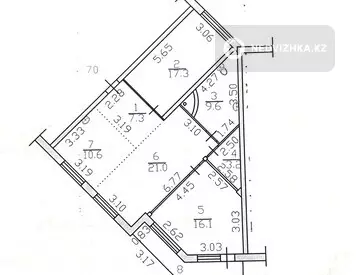 86.8 м², 3-комнатная квартира, этаж 5 из 5, 87 м², изображение - 31