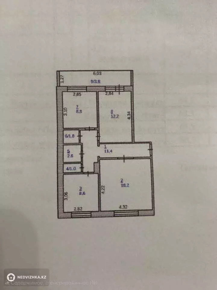 68.3 м², 3-комнатная квартира, этаж 1 из 9, 68 м², изображение - 1