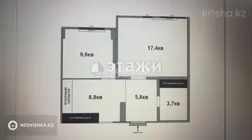2-комнатная квартира, этаж 17 из 23, 47 м²