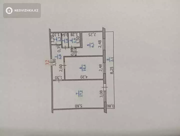 45 м², 2-комнатная квартира, этаж 1 из 5, 45 м², изображение - 1