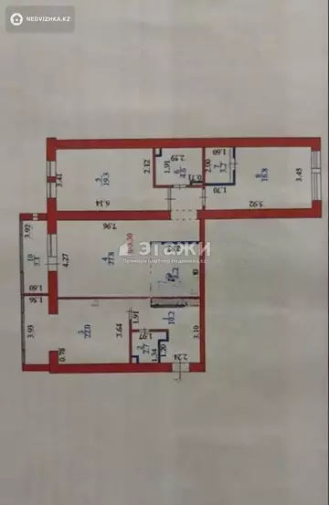 4-комнатная квартира, этаж 6 из 9, 120 м²