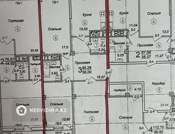 95 м², 3-комнатная квартира, этаж 7 из 13, 95 м², изображение - 13