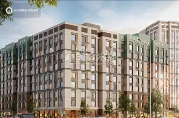 1-комнатная квартира, этаж 2 из 14, 46 м²