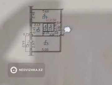 46 м², 2-комнатная квартира, этаж 2 из 5, 46 м², изображение - 21