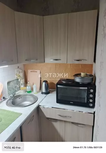 1-комнатная квартира, этаж 5 из 6, 27 м²