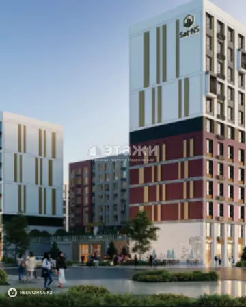 1-комнатная квартира, этаж 2 из 12, 40 м²