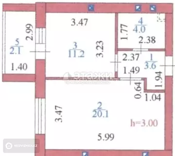 41 м², 1-комнатная квартира, этаж 1 из 9, 41 м², изображение - 10