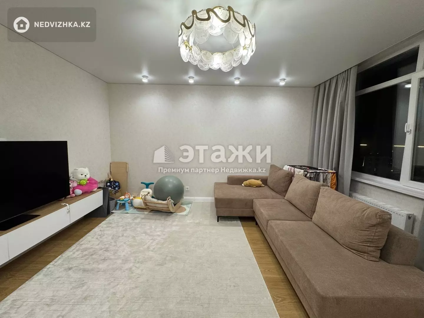 62 м², 3-комнатная квартира, этаж 13 из 14, 62 м², изображение - 1