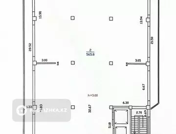 Помещение, этаж 8 из 1, 606 м², на длительный срок