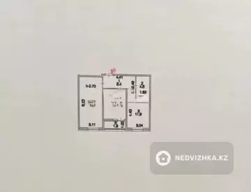 2-комнатная квартира, этаж 18 из 23, 60 м²