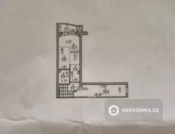 1-комнатная квартира, этаж 16 из 17, 33 м²