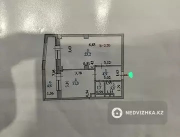 1-комнатная квартира, этаж 13 из 13, 47 м²