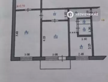 3-комнатная квартира, этаж 5 из 5, 63 м²