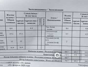 3-комнатная квартира, этаж 11 из 14, 71 м²