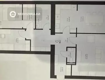 3-комнатная квартира, этаж 3 из 10, 91 м²