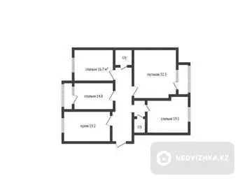 2-комнатная квартира, этаж 3 из 7, 59 м²