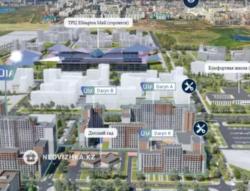 1-комнатная квартира, этаж 17 из 17, 35 м²