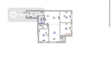 4-комнатная квартира, этаж 2 из 6, 86 м²