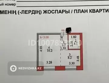 1-комнатная квартира, этаж 5 из 13, 33 м²