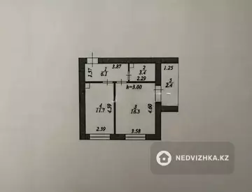 1-комнатная квартира, этаж 6 из 10, 41 м²