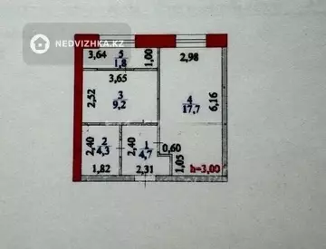1-комнатная квартира, этаж 5 из 12, 38 м²