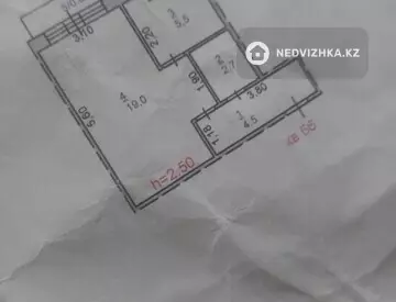 1-комнатная квартира, этаж 2 из 5, 35 м²