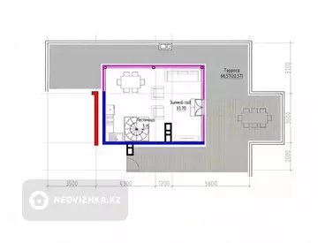 3-комнатная квартира, этаж 3 из 3, 154 м²