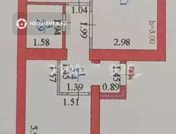 2-комнатная квартира, этаж 8 из 10, 50 м²