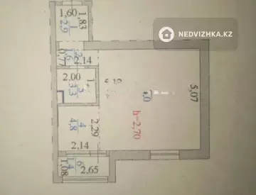1-комнатная квартира, этаж 3 из 5, 40 м²