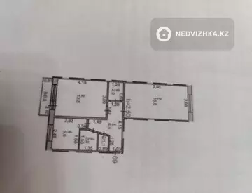 2-комнатная квартира, этаж 2 из 2, 47 м²