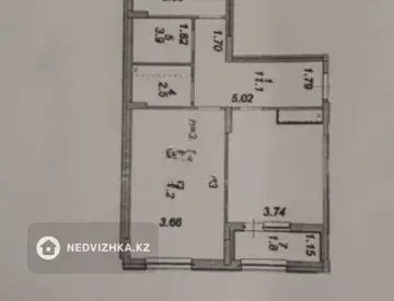 2-комнатная квартира, этаж 12 из 16, 70 м²