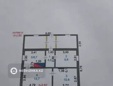 1-комнатная квартира, этаж 5 из 5, 38 м²