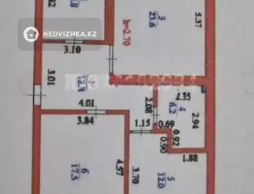 3-комнатная квартира, этаж 8 из 9, 87 м²