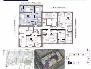 3-комнатная квартира, этаж 6 из 9, 78 м²