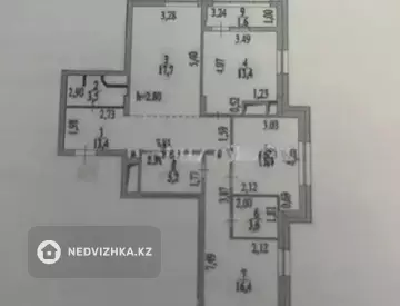 3-комнатная квартира, этаж 15 из 15, 86 м²