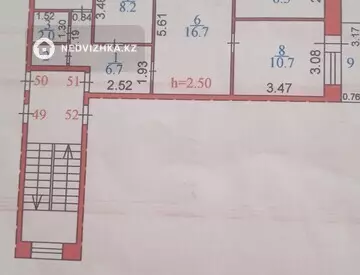 4-комнатная квартира, этаж 4 из 5, 63 м²
