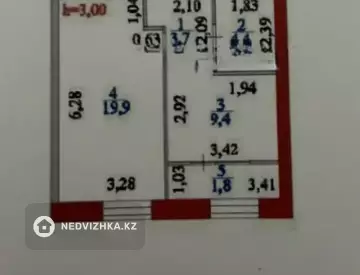 1-комнатная квартира, этаж 19 из 22, 32 м²