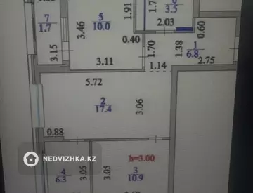 2-комнатная квартира, этаж 10 из 12, 58 м²