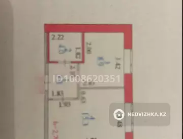 1-комнатная квартира, этаж 10 из 12, 32 м²