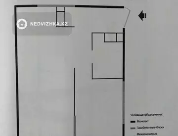 2-комнатная квартира, этаж 2 из 6, 44 м²