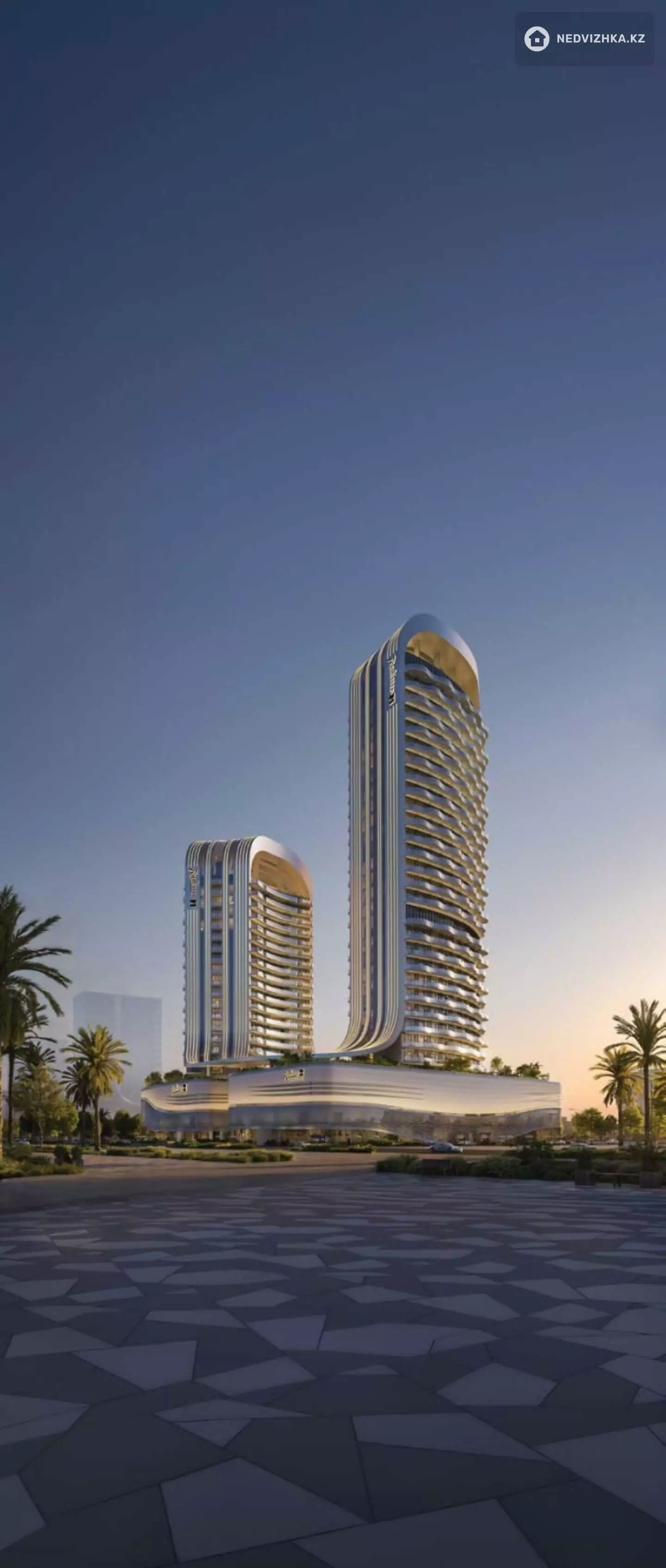 62 м², 2-комнатная квартира, этаж 3 из 18, 62 м², изображение - 1