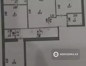 3-комнатная квартира, этаж 3 из 9, 98 м²